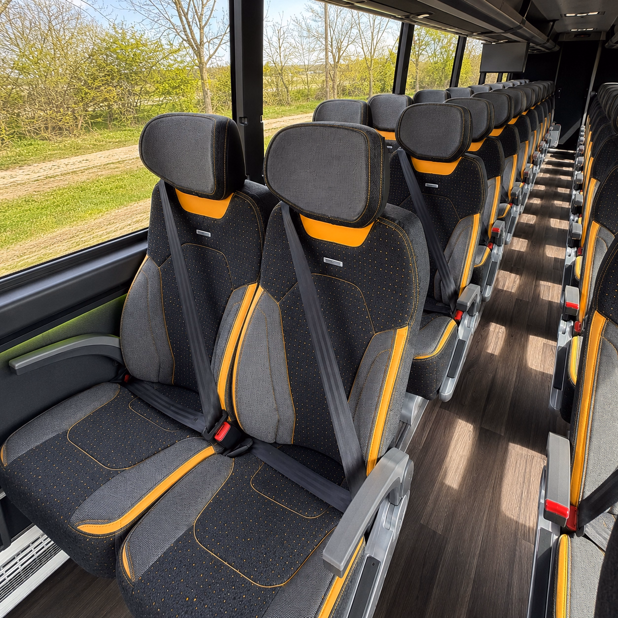 lewisville concert transportation onboard seating