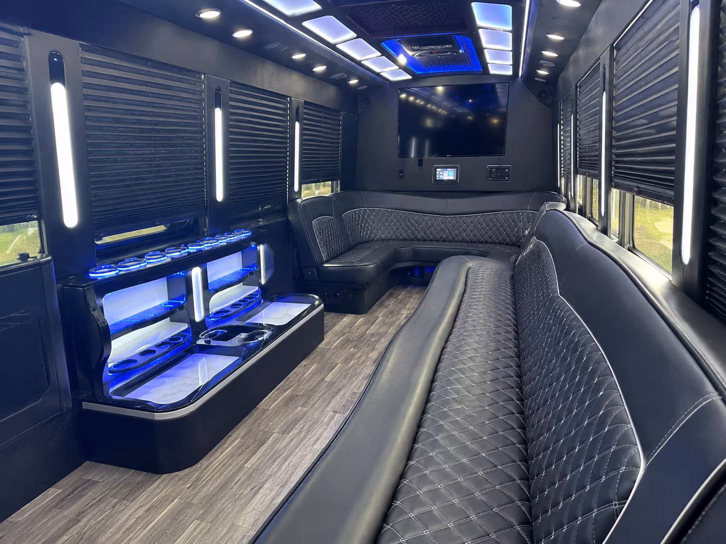 lewisville holiday party bus rental