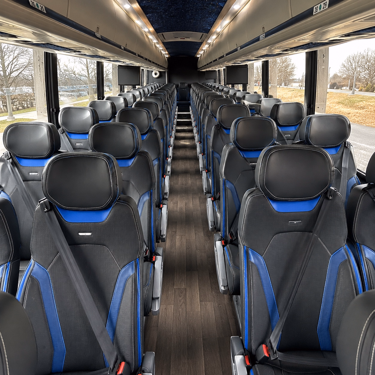 lewisville private event transportation onboard seating